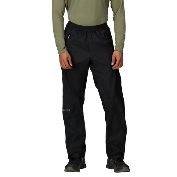 Marmot PreCip Eco Full Zip Rain Pants Men's XXL Black Waterproof PFC Free NWT